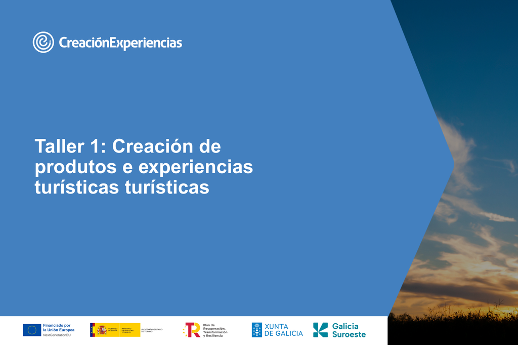 Baixo Miño - Obradoiro 1: Creación de produtos e experiencias turísticas